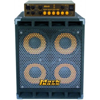 Басовый кабинет Markbass STD104HF с усилителем Little Mark Tube 800