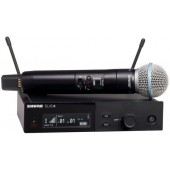Профессиональная цифровая двухантенная вокальная радиосистема с ручным передатчиком Shure SLXD24E/BETA58 H56