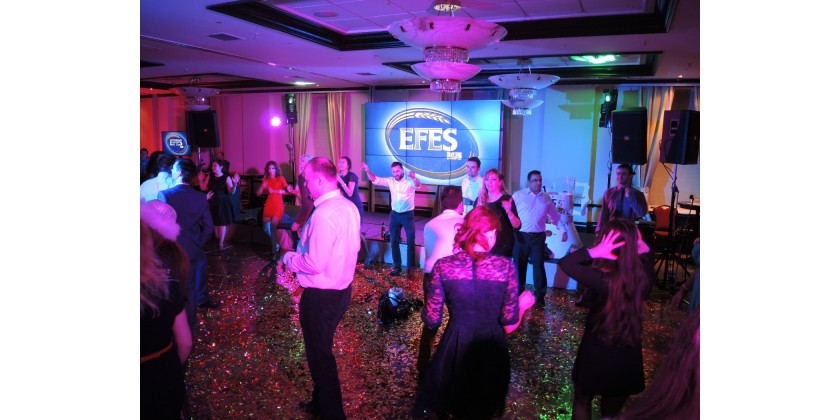 Празднование корпоративного Нового Года компанией EFES в Марриотт Москва Гранд Отель 16.12.2015.