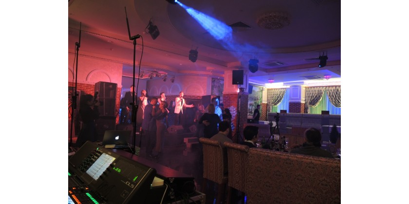 Выступление группы Республика и Сергея Волчкова в ТРЦ Реутов Парк в ресторане Фламинго 27.02.2016.